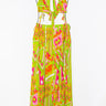 Adjustable Halter Maxi Dress | Crinkle Cotton Coniglio Palm Beach