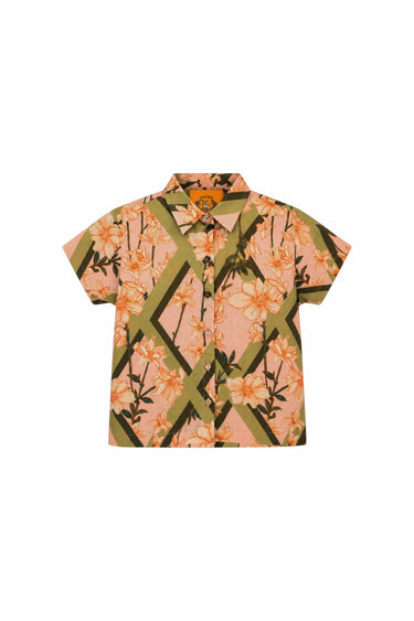 Kids Mimi Button Down | Cotton Cambric