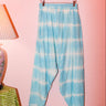 Adjustable Waist Harem Pant | Cotton Seersucker Coniglio Palm Beach