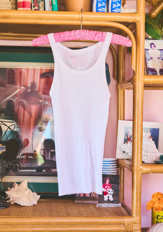 Scoop Neck Tank | Ribbed Cotton