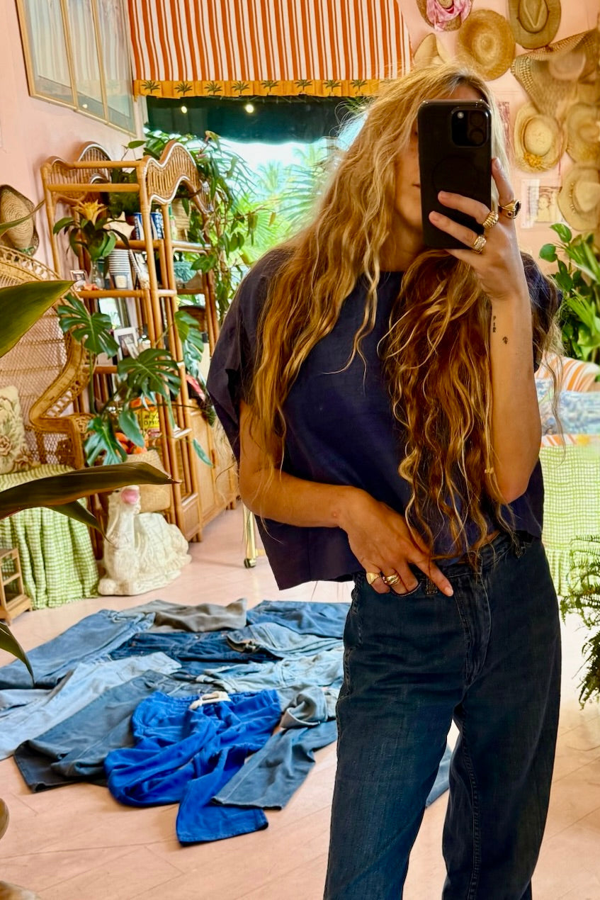 Eve Crop Top | Silk Dupioni