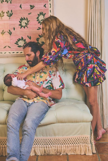 Mini Ruffle Power Pareo | Cotton Gauze