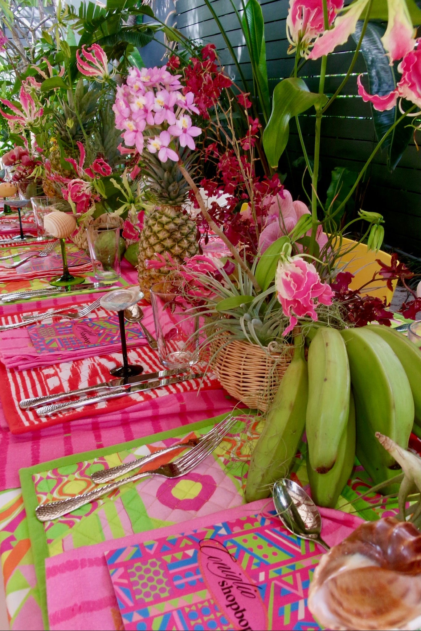 Quilted Terry Reversible Inset Placemat Set | Quilted Cotton + Terry