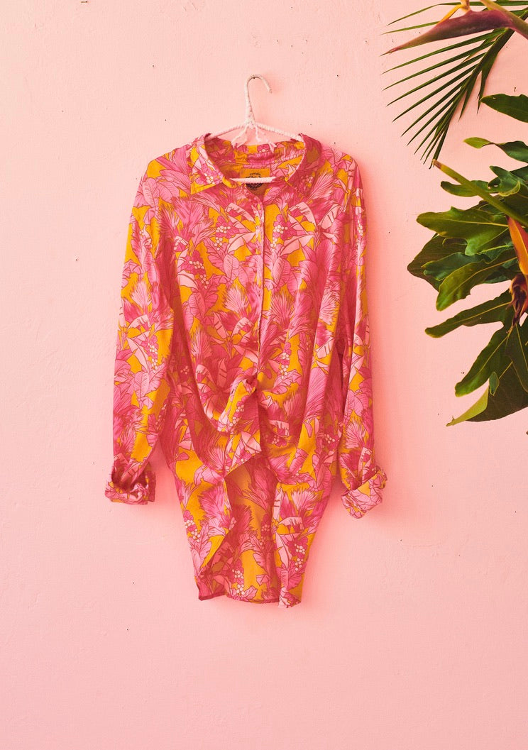 Classic Button Down | Viscose Satin