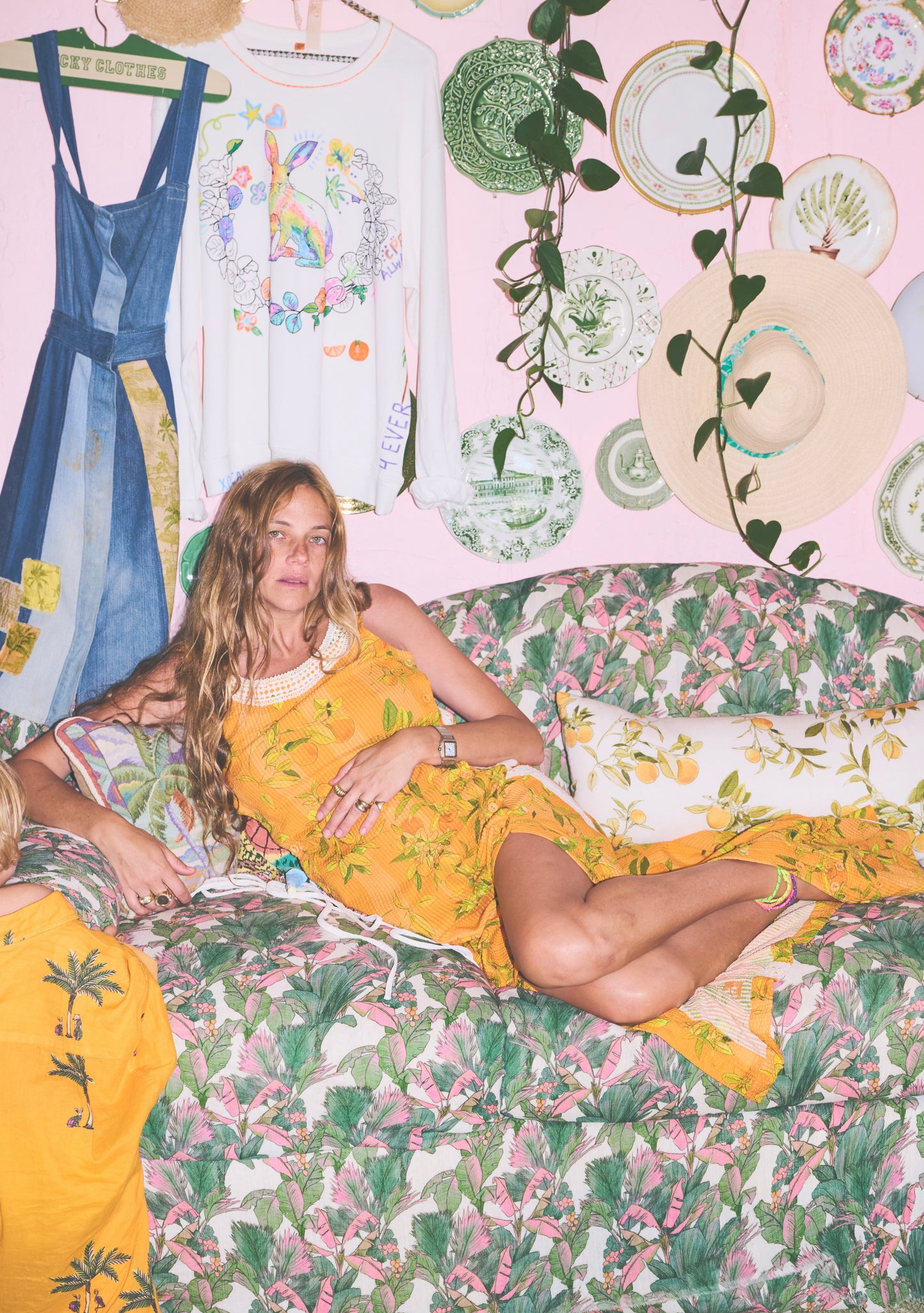 Palmo Midi Dress | Seersucker