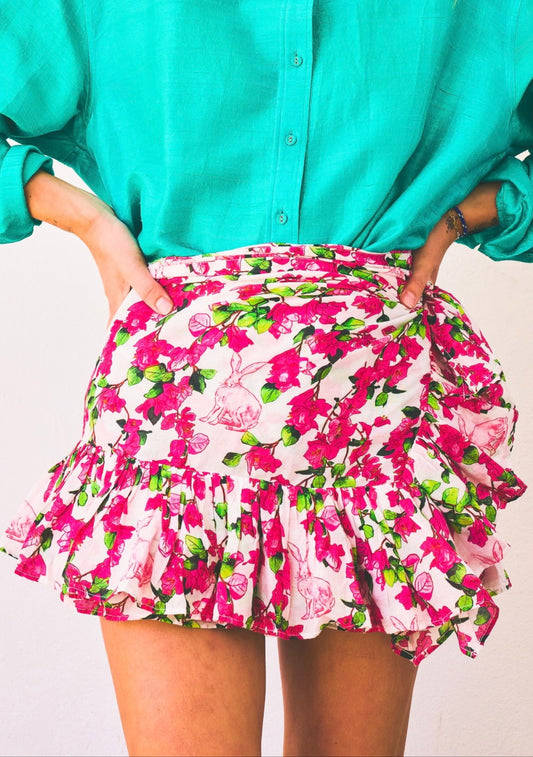 Mini Ruffle Power Pareo | Cotton Gauze