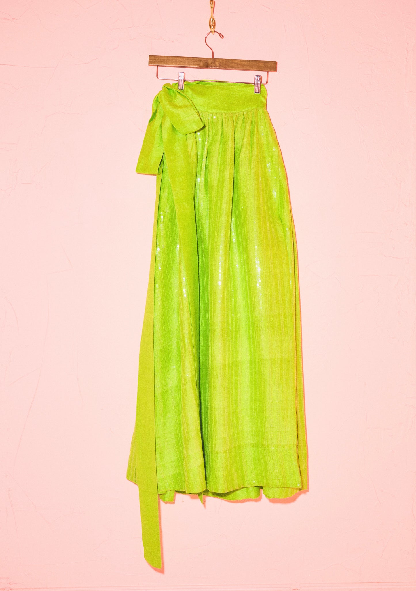 Atlantic Maxi Ball Skirt | Silk Dupioni