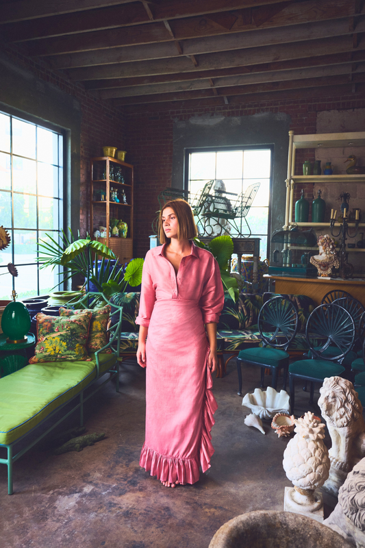 Ruffle Power Pareo™  | Silk Dupioni