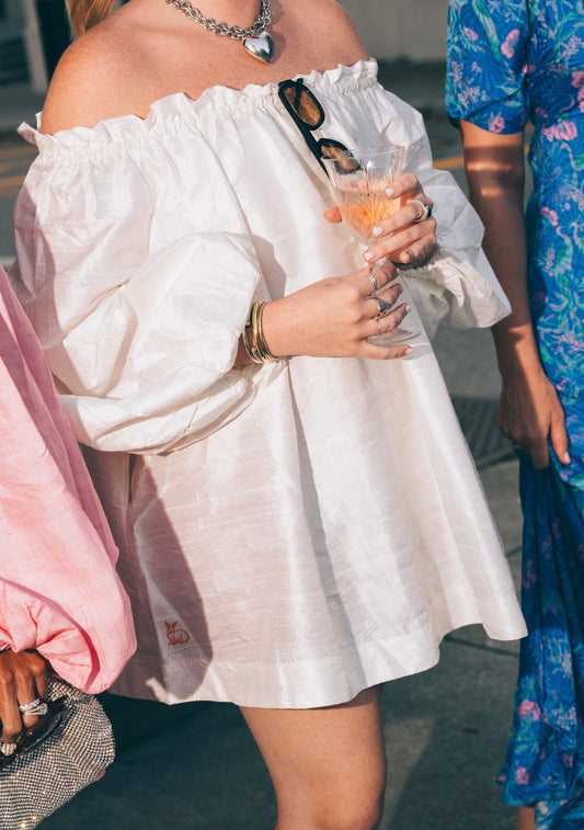 Worth Mini Dress | Silk Dupioni