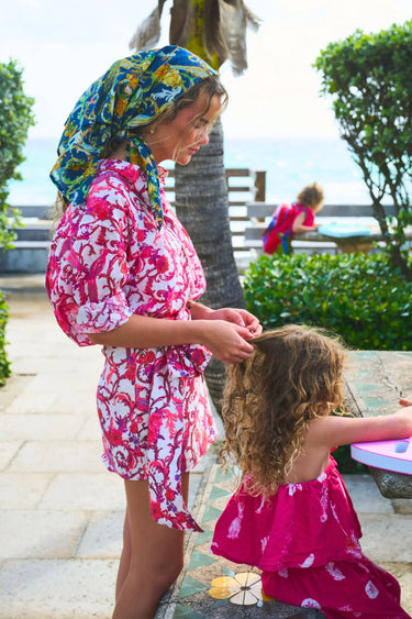 Seaview Scarf | Cotton Voile Coniglio Palm Beach