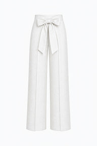 Two Panel Wrap Pant | Cotton Eyelet