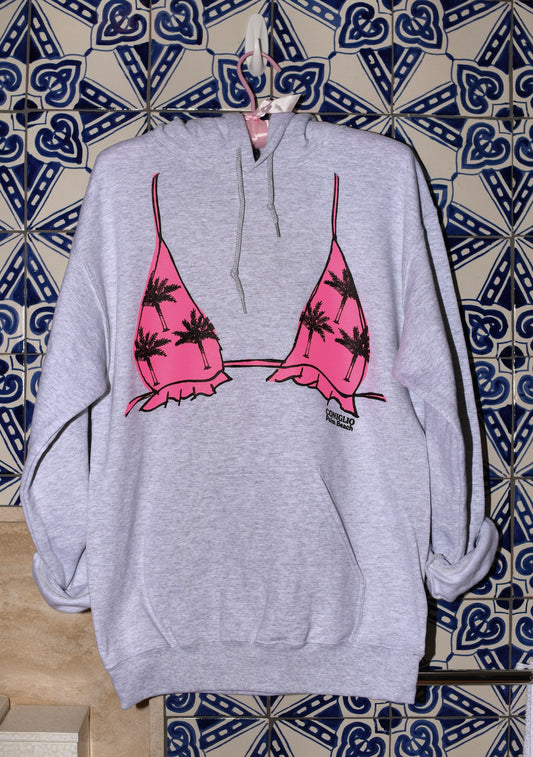 After Beach Bikini Hoodie | Pink