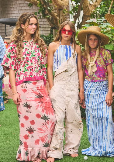 Kenlyn Crop Top | Seersucker Coniglio Palm Beach