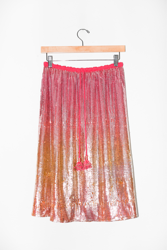 Convertible Skirt + Strapless Mini Dress |  Sequin