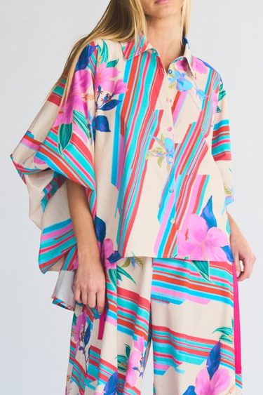 Butterfly Dolman Top | Cotton Poplin