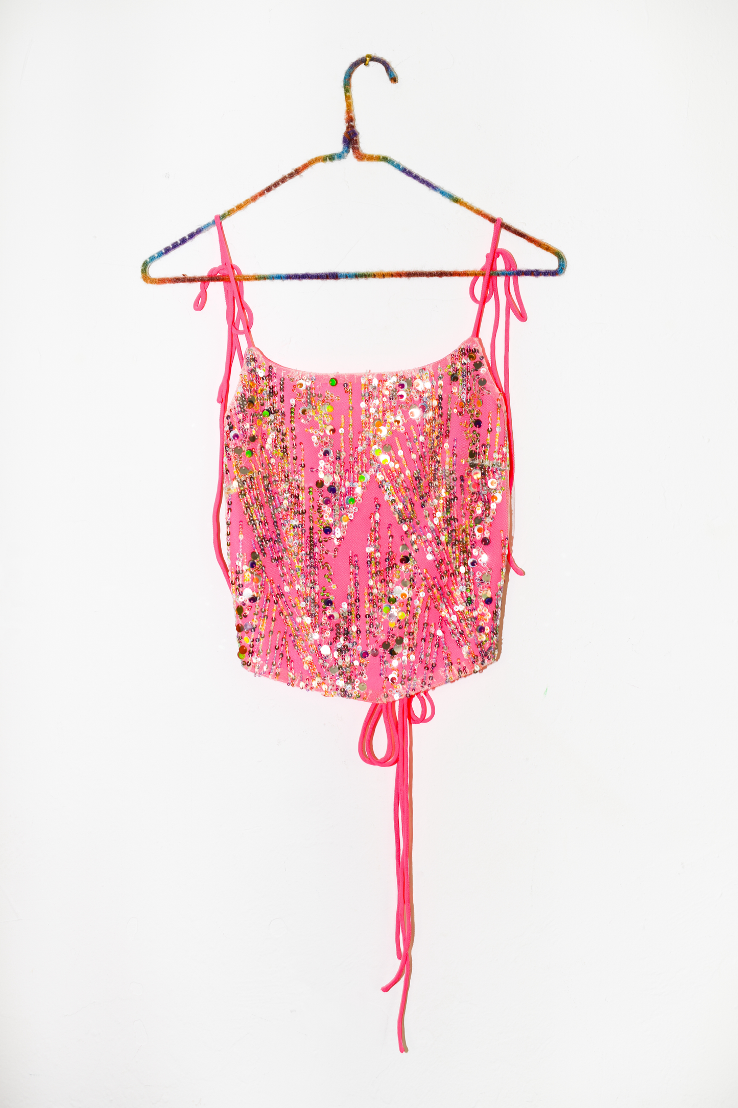 Reed Tie Top | Sequin