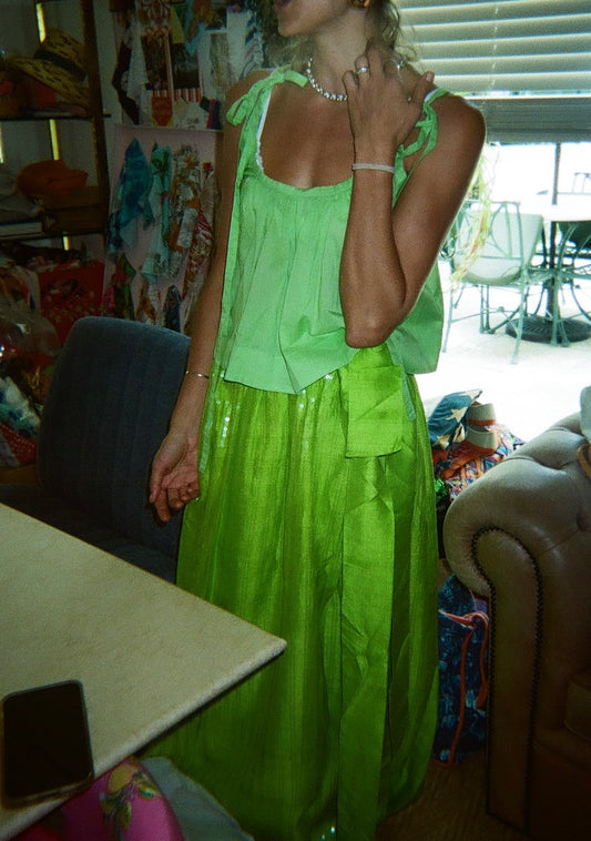 Convertible Halter Tank | Cotton Voile