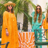 Embroidered Delray Half-Calf Dress Coniglio Palm Beach
