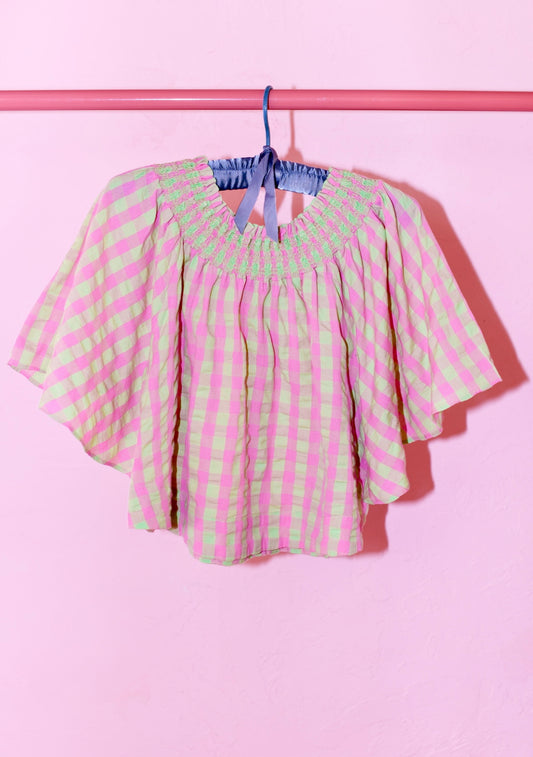 Flagler Crop Top | Gingham