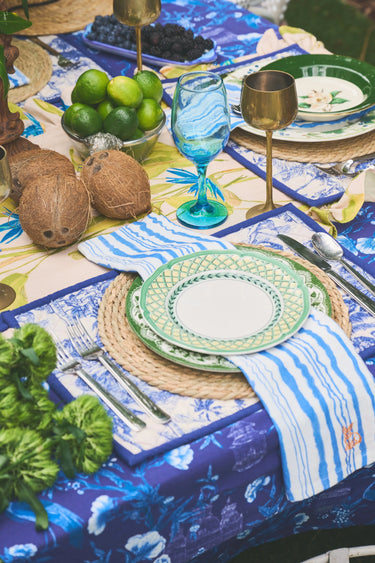 Quilted Reversible Placemat | Cotton + Terry Coniglio Palm Beach