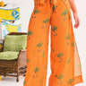 Two Panel Wrap Pant | Crinkle Cotton Coniglio Palm Beach