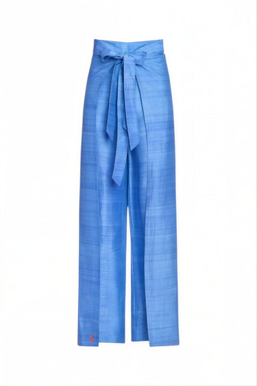 Two Panel Wrap Pant | Silk Dupioni
