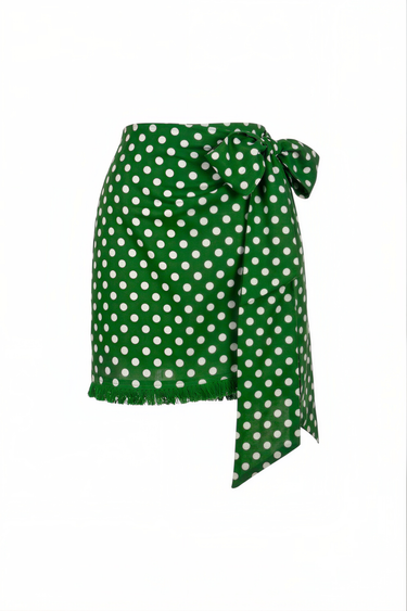 Lulu Mini Wrap Skirt | Cotton Linen