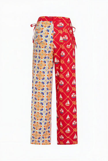 Move and Groove Snap Pant | Cotton Poplin - VARIEGATED STRIPE KALEIDOSCOPIC + MIXED Coniglio Palm Beach