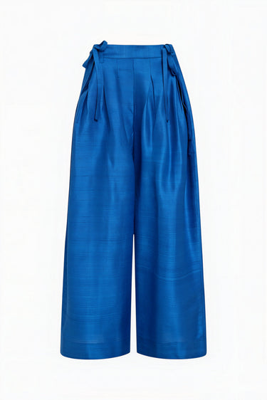 Banyan Pleated Snap Pant | Silk Dupioni - POOL Coniglio Palm Beach