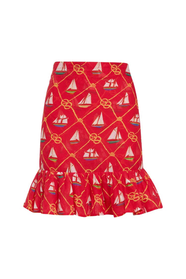 Mini Ruffle Power Pareo | Cotton Gauze Coniglio Palm Beach