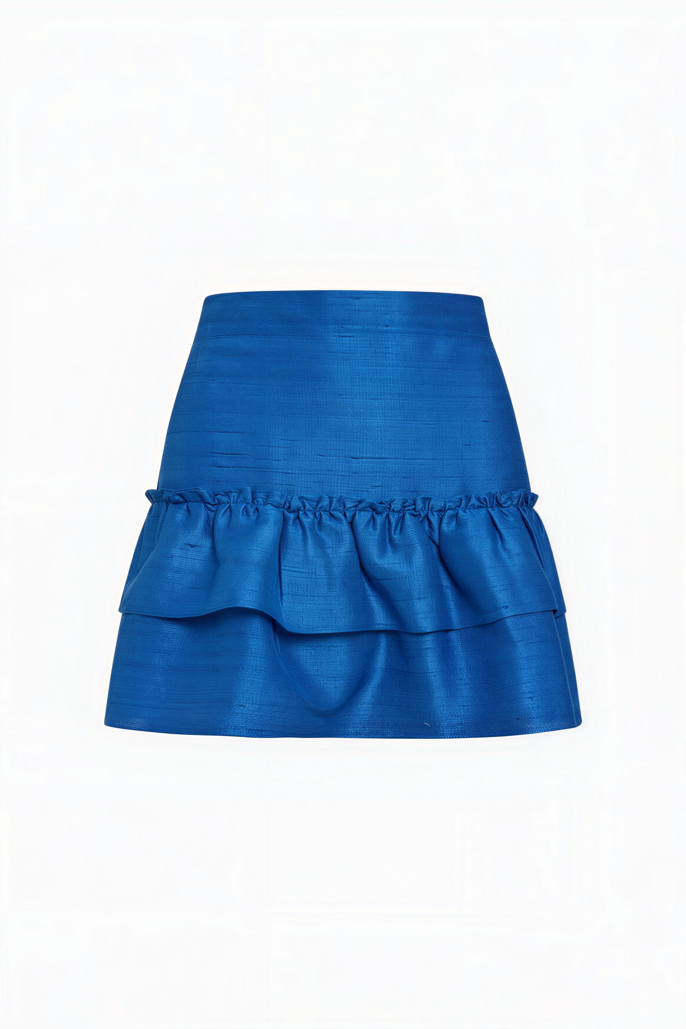 Gogo Cinch Back Mini Skirt | Silk Dupioni – Coniglio Palm Beach