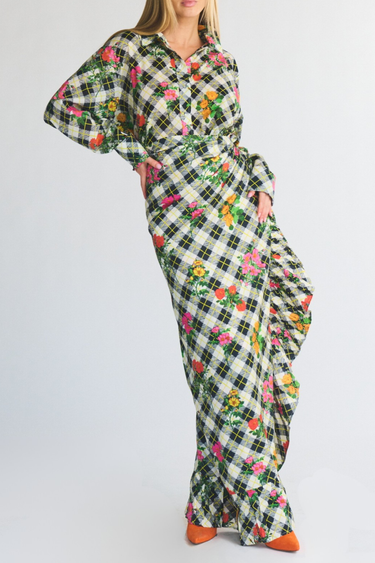 Ruffle Power Pareo™  | Silk Dupioni