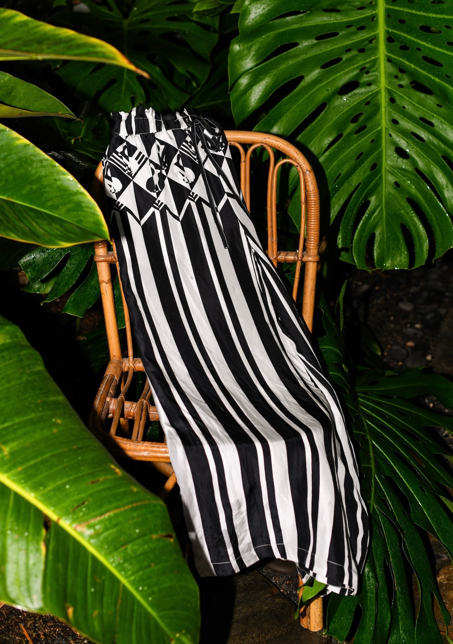 Palmer Wide Leg Pant | Silk Habotai