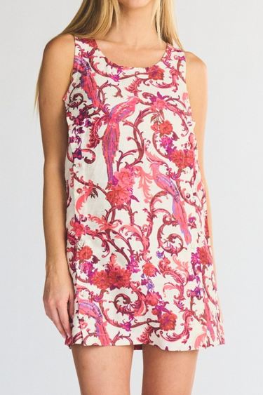 Palmo Mini Dress | Silk Dupioni