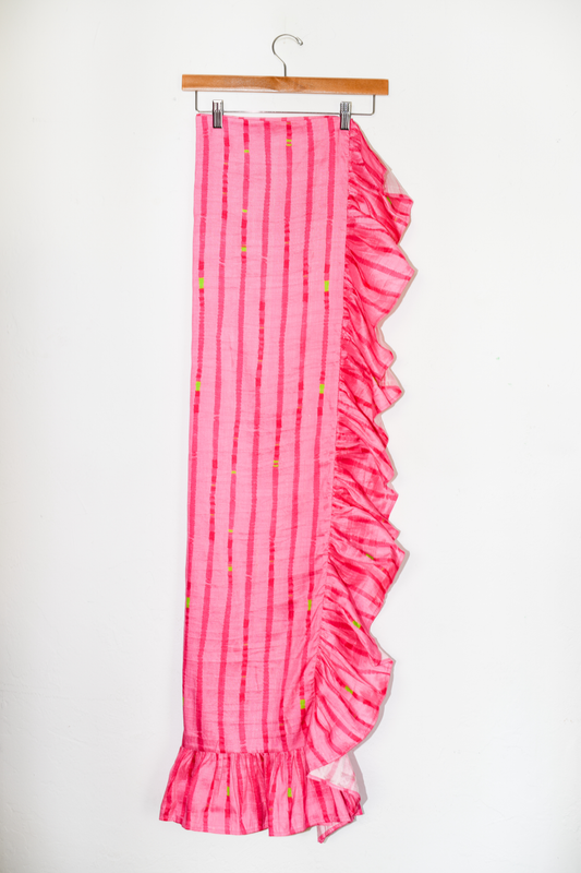 Ruffle Power Pareo™  | Silk Dupioni