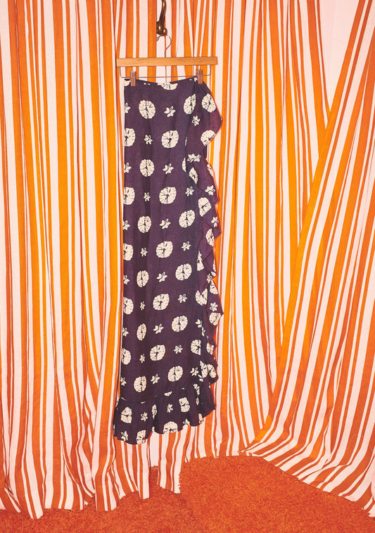 Ruffle Power Pareo™ | Linen Shibori