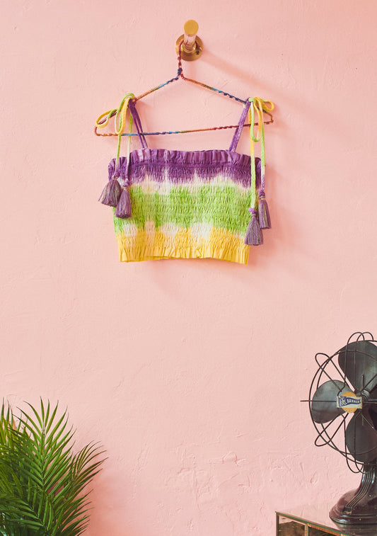 Smocked Tube Top | Cotton Poplin