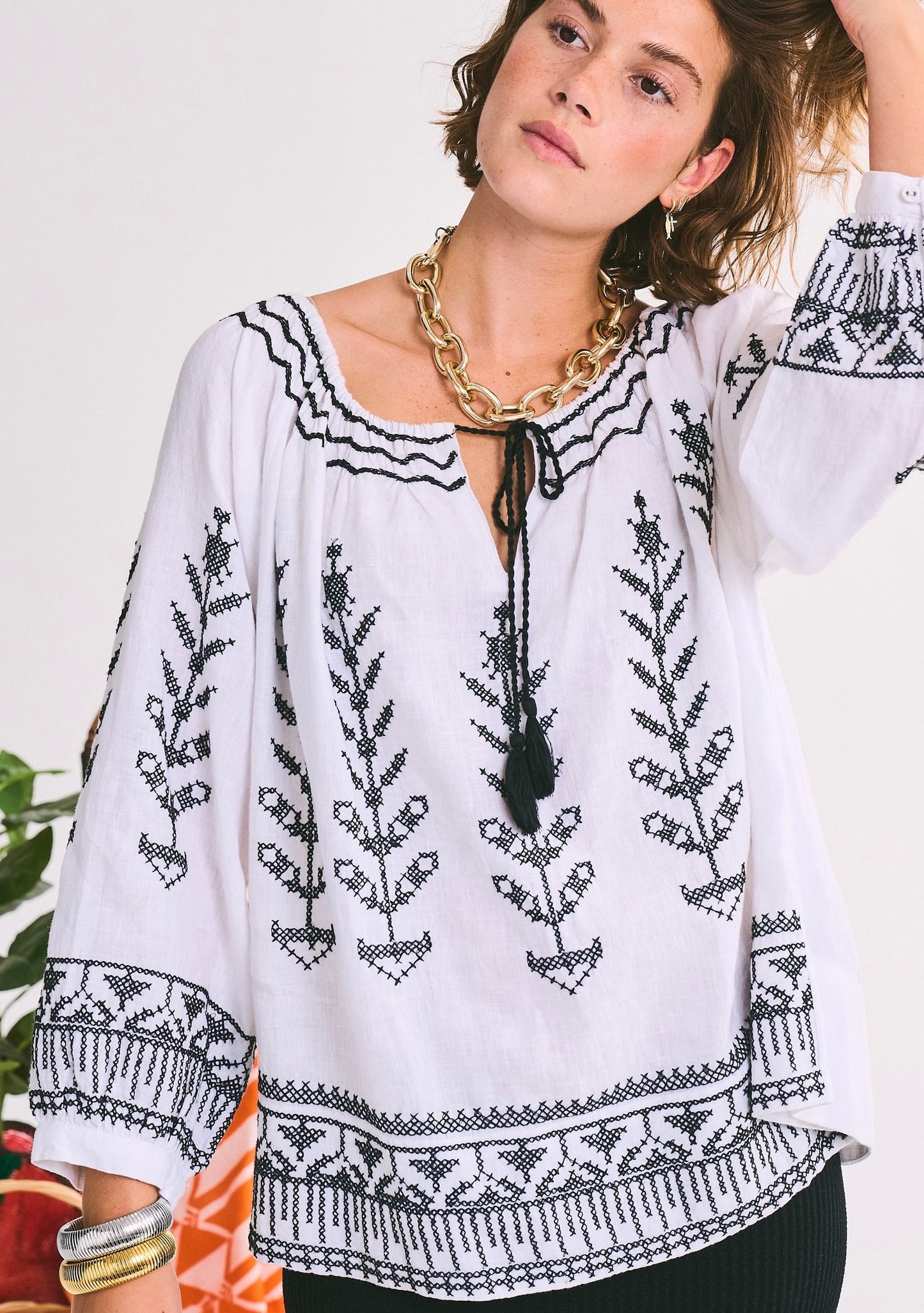 Delray Blouse | Linen