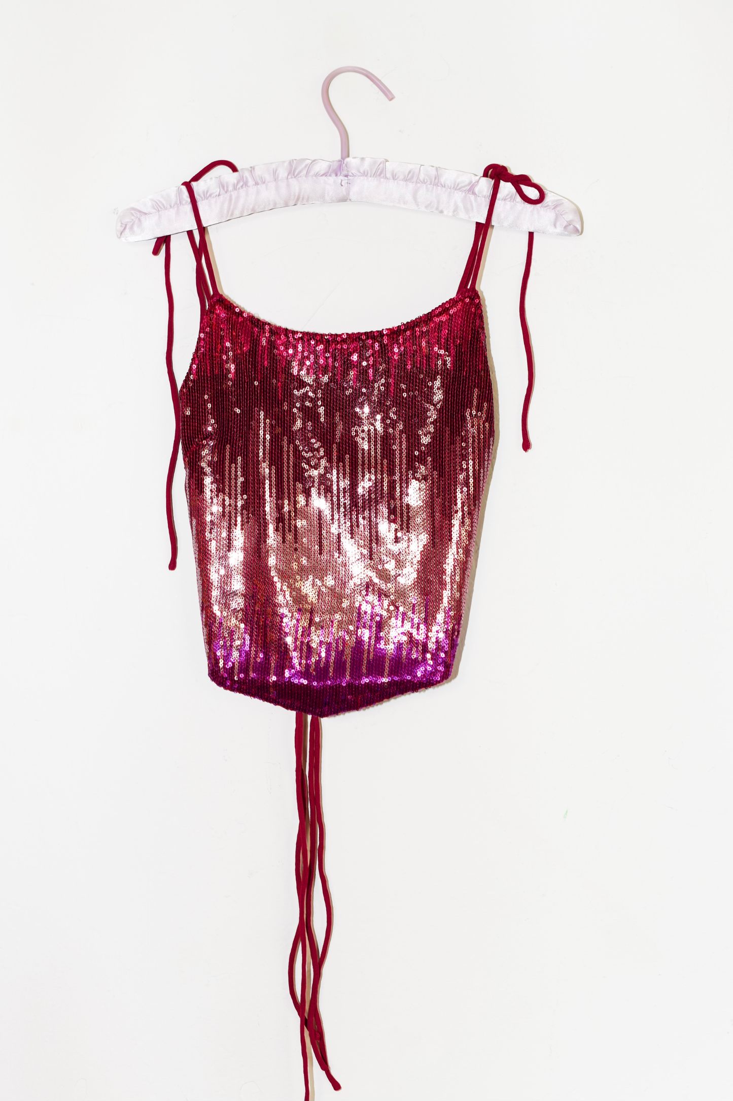 Reed Tie Top | Sequin