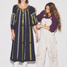 Embroidered Delray Half-Calf Dress Coniglio Palm Beach