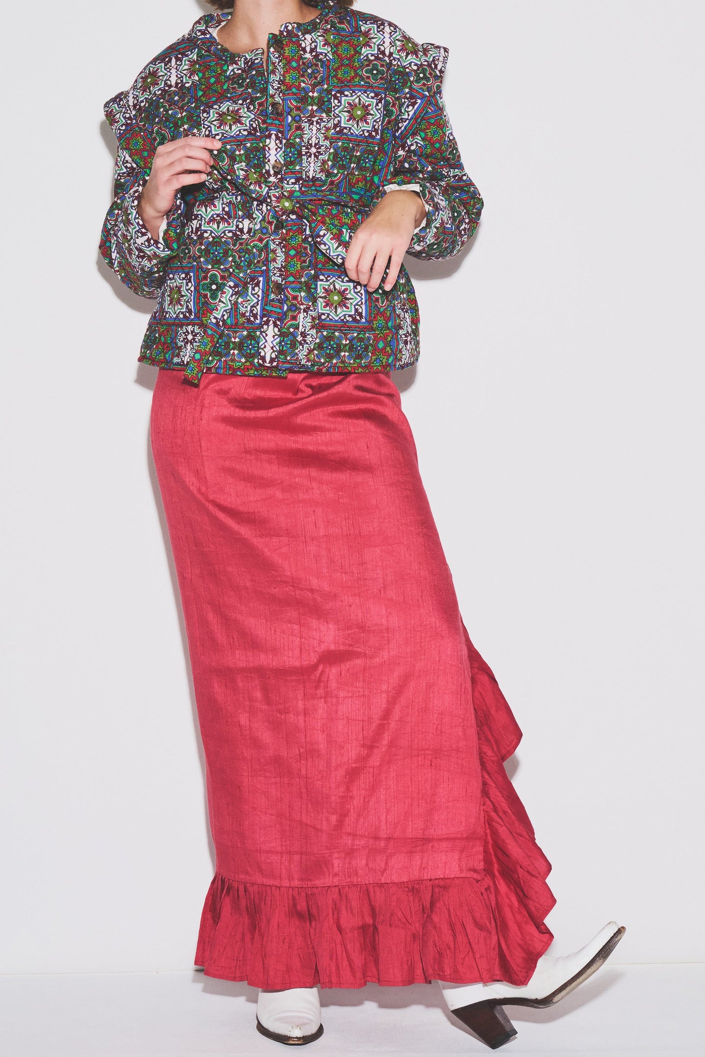 Quilted Long Sleeve Jacket