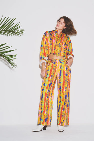 Move and Groove Snap Pant | Denim Coniglio Palm Beach