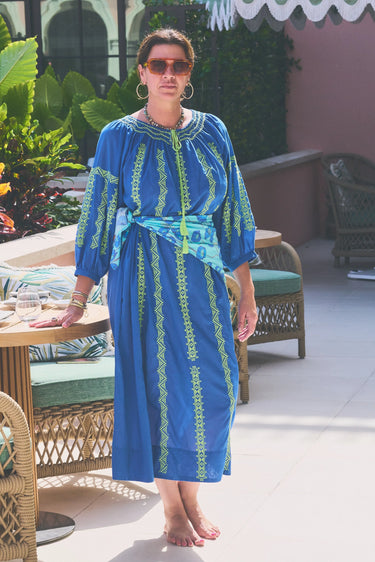 Delray Midi Dress | Embroidered Cotton Coniglio Palm Beach