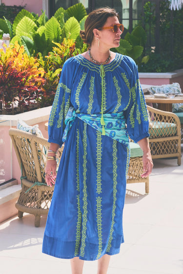 Delray Midi Dress | Embroidered Cotton Coniglio Palm Beach