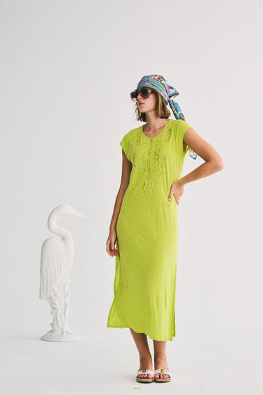 Gulfstream Dress | Linen Jersey Coniglio Palm Beach