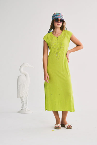 Gulfstream Dress | Linen Jersey Coniglio Palm Beach