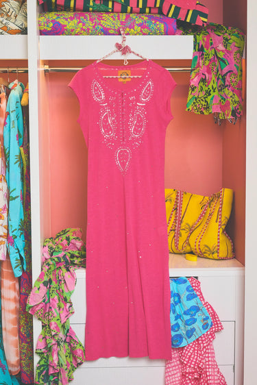 Gulfstream Dress | Linen Jersey Coniglio Palm Beach