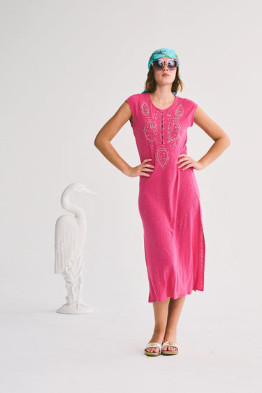 Gulfstream Dress | Linen Jersey Coniglio Palm Beach