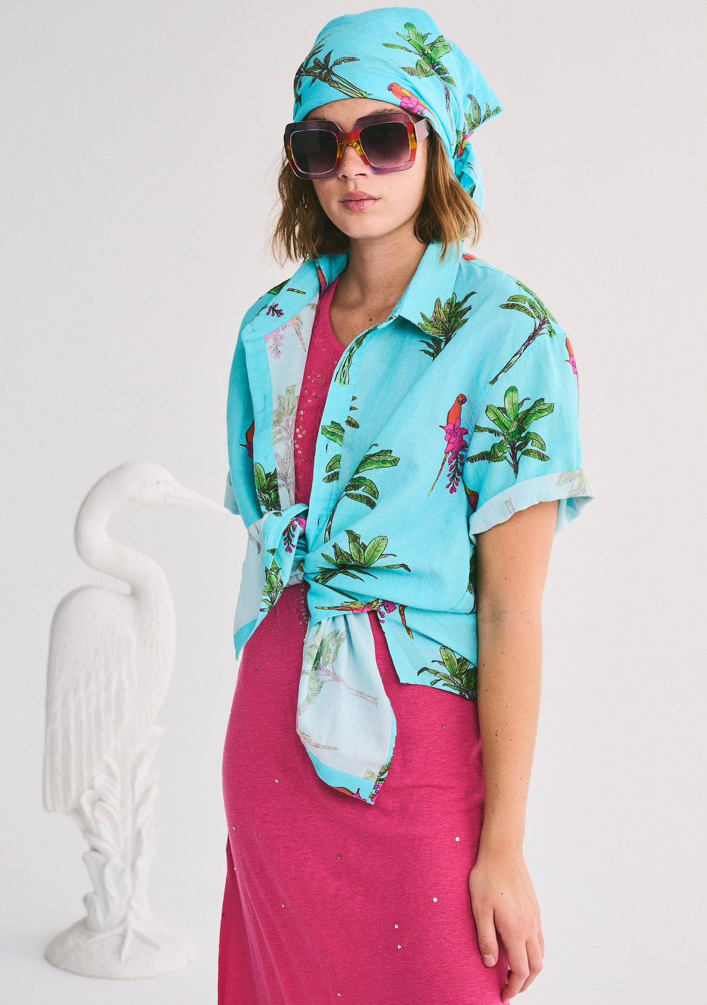 Mens Classic Short Sleeve Button Down | Linen