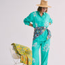 Beach Pant | Embroidered Cotton Coniglio Palm Beach